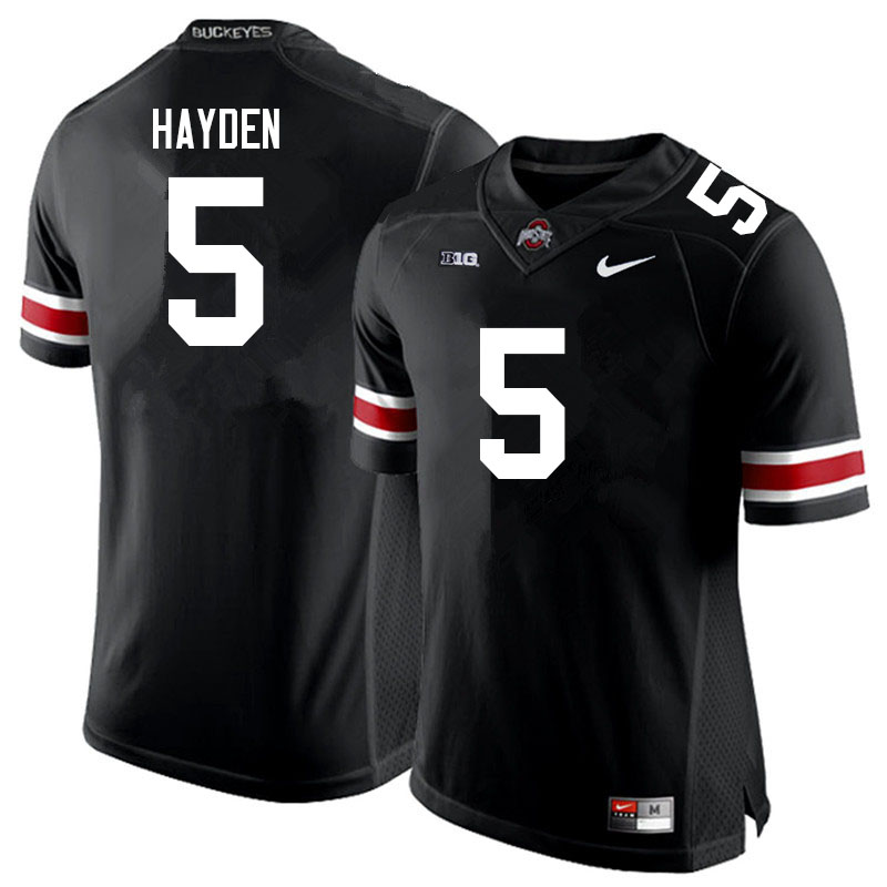 Ohio State Buckeyes #5 Dallan Hayden College Football Jerseys Sale-Black